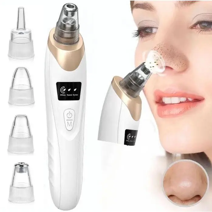 2026 Gentle Rechargeable Cordless Electric Blackhead Remover, 3-Adjustable Suction Vacuum Pore Cleaner, Women's Facial Skin Care Beauty Instrument,sohochic