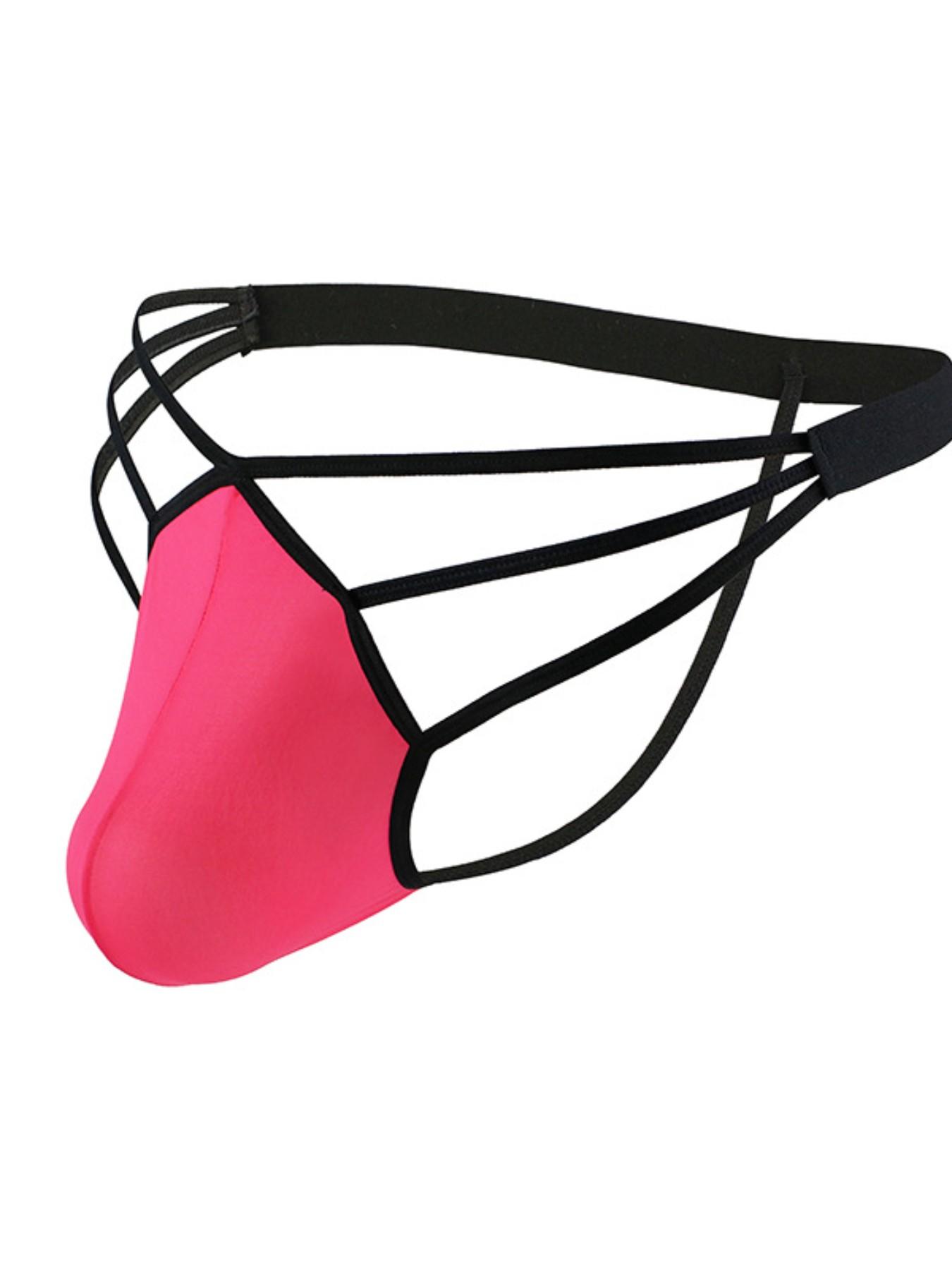 Men's Low Waist Ice Silk Trunk 3 Colors in 1 Set, Hollow Out Breathable Large Pouch Design, Fashionable Personalized Fitted Underwear, Comfortable and Stylish