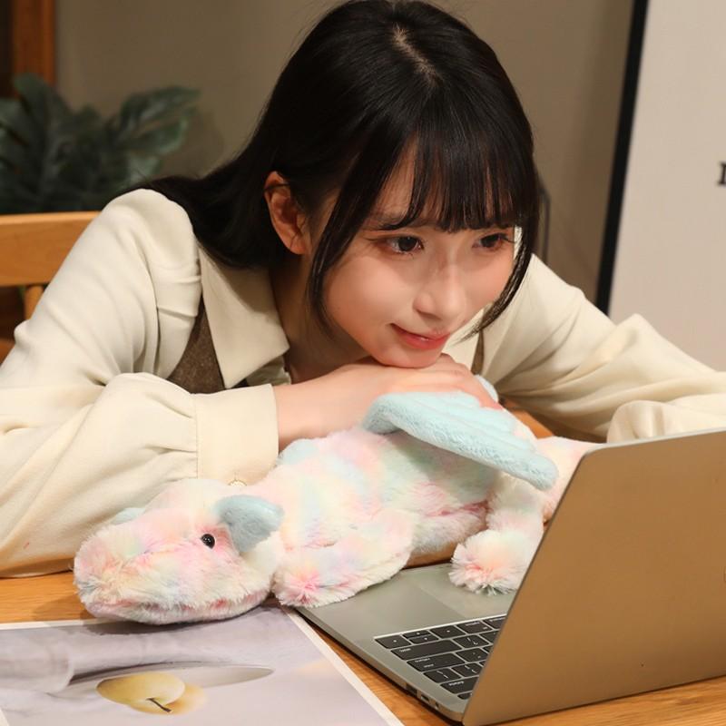 Lazuli Dragon Plush Toy, 2026 New Colorful Flying Dragon, Healing Companion Stuffed Animal, Sofa Bed Decor, Valentine's Birthday Gift