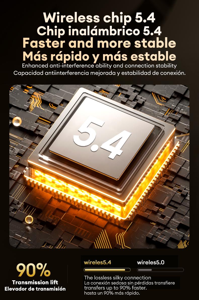 Transformers TF-T83 Clip-on Design Bluetooth 5.4 Earphones, Powerful Sound Effects for Music & Phone Calls, Wireless Gaming Headset Compatible with Various Systems