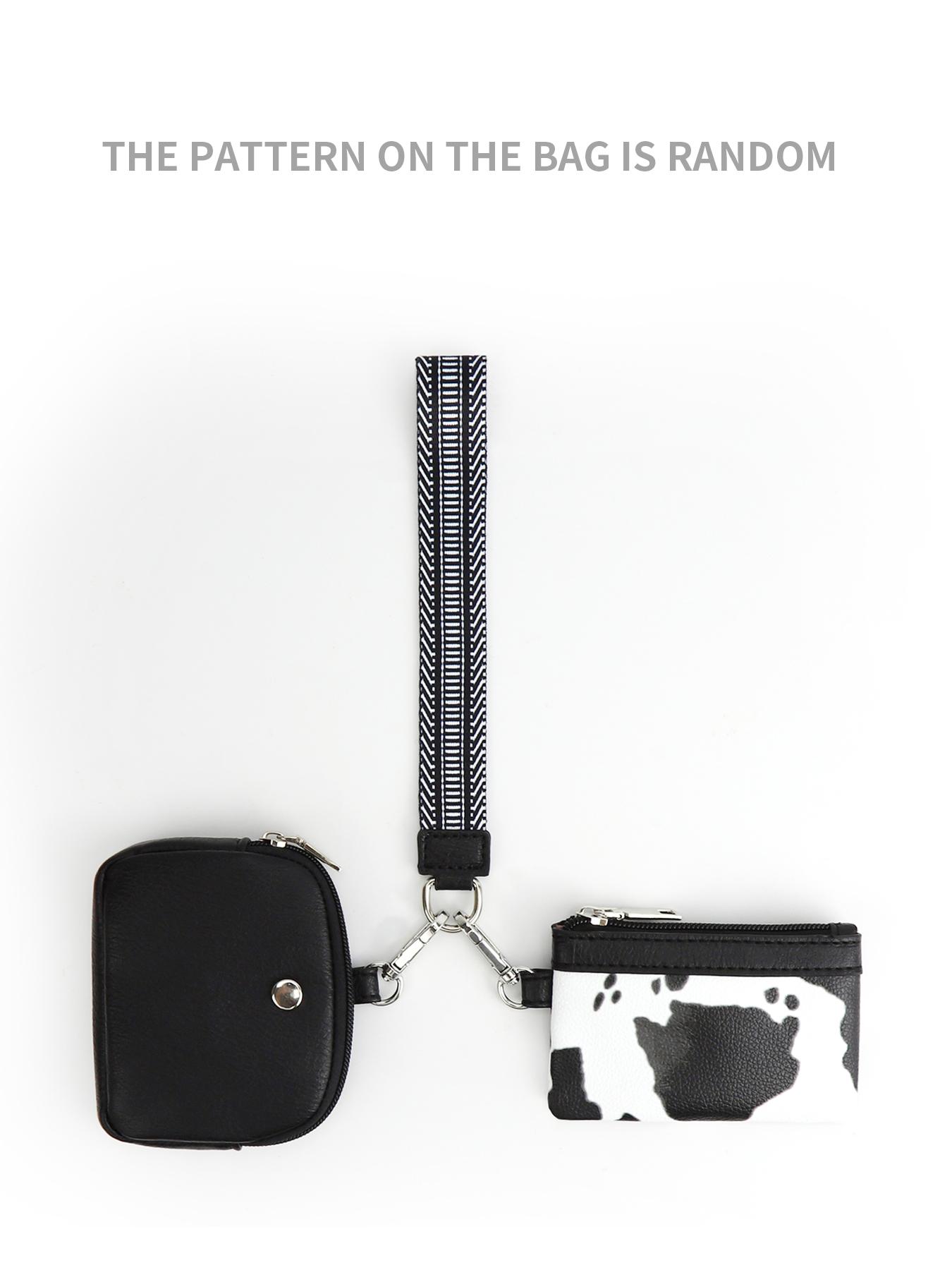 Women's Cute Leopard Print Zipper Short Wallet, Trendy Versatile Wristlet Wallet, Fashionable All-match Versatile Coin Purse for Daily Use, Stylish Wallet