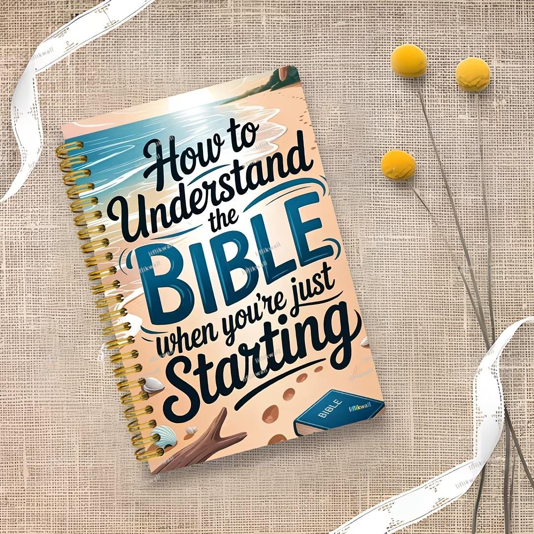 Bible Study Plan Guide, 52-Week Cycle, Size 13.97×21.08cm, Includes Registration, Reading, Prayer & Exploring the Power of the Bible