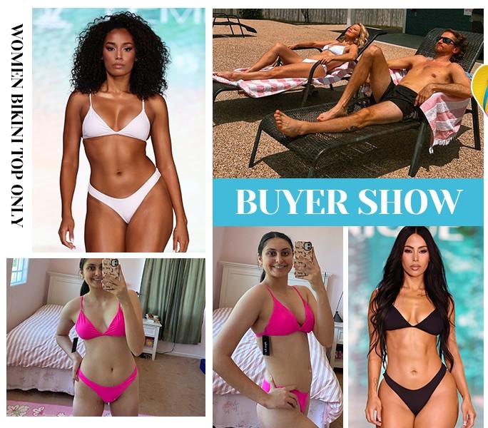 Aqua Eve Women Two Piece Bikini High Cut Swimsuit Triangle Bathing Suit Sexy Bikini Set