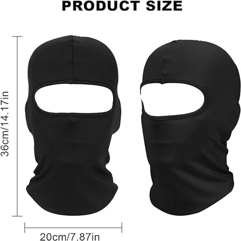 4 Pcs UV Protection Balaclava Face Mask Summer Windproof Sun Hood Tactical Mask for Men Women Winter Ski Mask