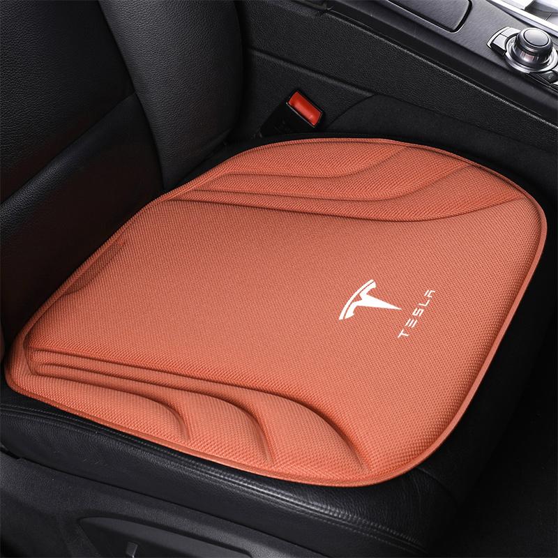 Car Seat Cushion Protector Universal Breathable Car Seat Protectors Auto Seat Protectors Seat Cover Mat For Tesla Model 3 Model X Model S Model Y Juniper 2023 Roadster