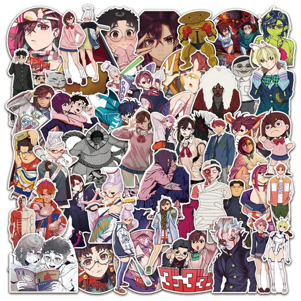 2026 hot item 10/30/50pcs Anime Dandadan Stickers Momo Ayase Okarun Cartoon Decal Laptop Phone Fridge Suitcase Cool Waterproof Sticker Kid Toy Popular stickers