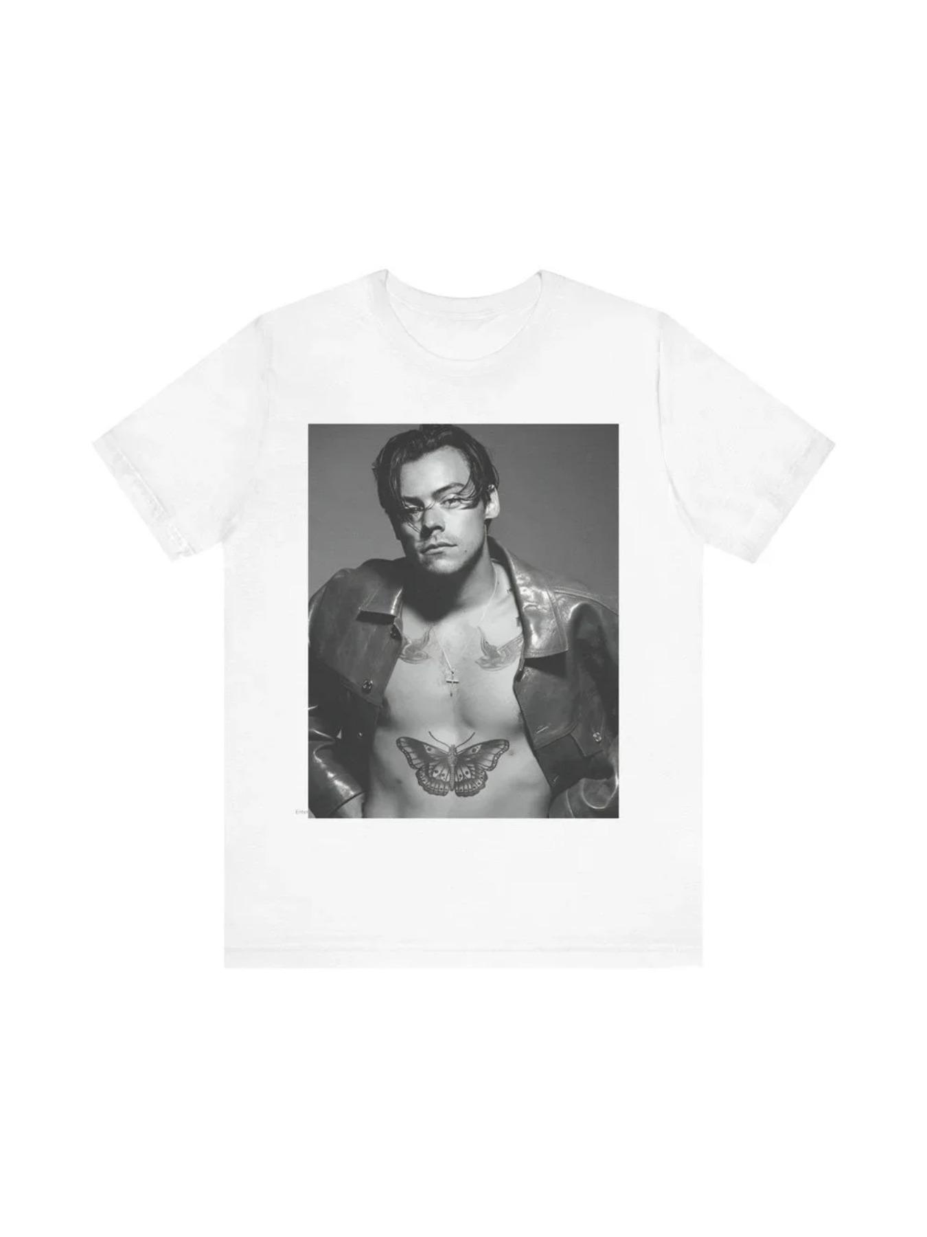 Just for fans! [Hari Styles.] T-shirt 2026 Summer New Men's Top Fashion Hip Hop Street Y2K Harajuku Style Soft Skin friendly Suitable for Both Men and Women Four Seasons Universal Couple Style