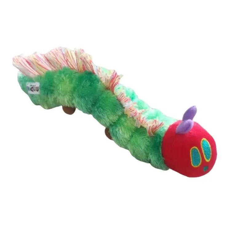 Caterpillar Plush Doll Long Green Caterpillar Soft Toy Green Stuffed Animal Doll for Kids Birthday Holiday Gift