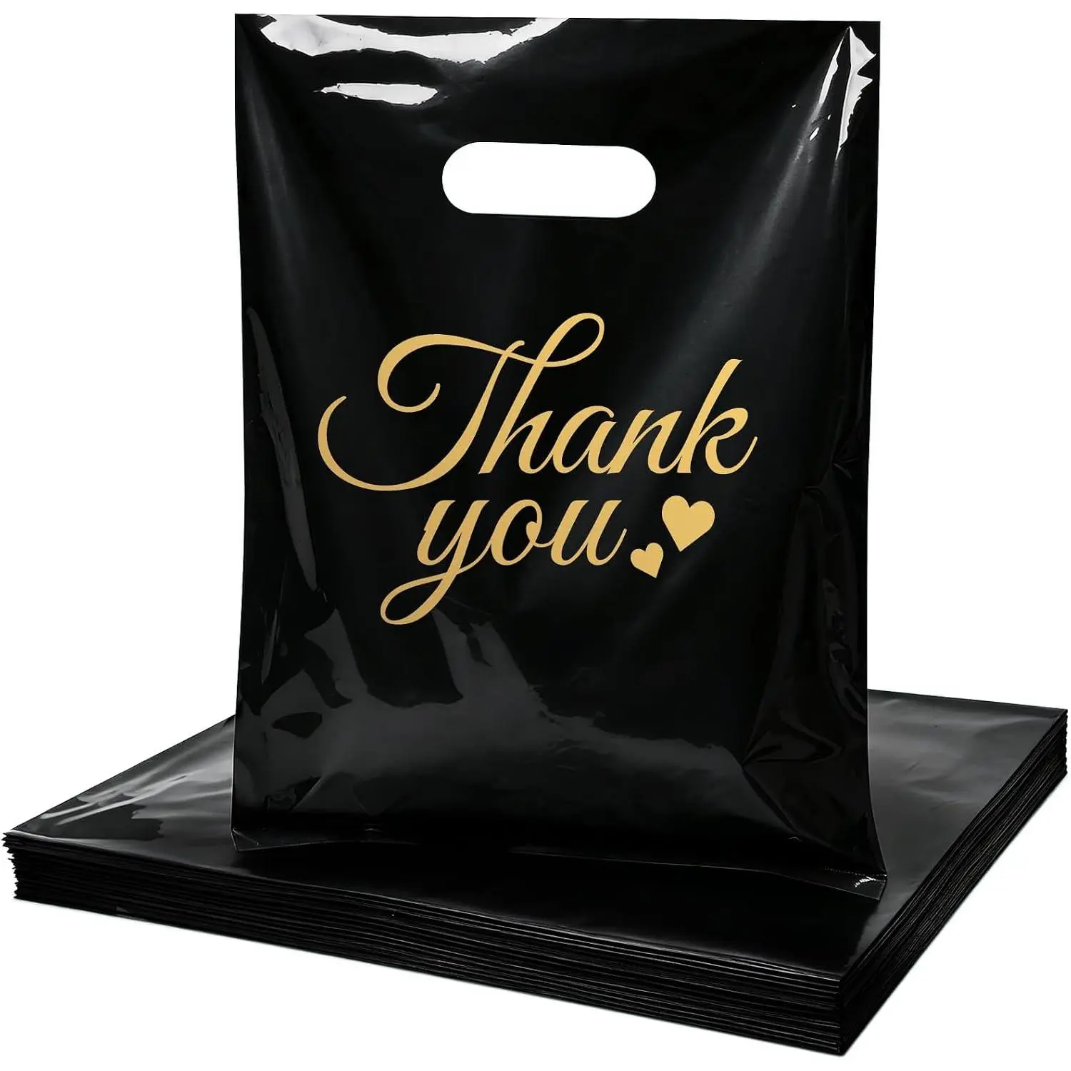 Black Thank You Print