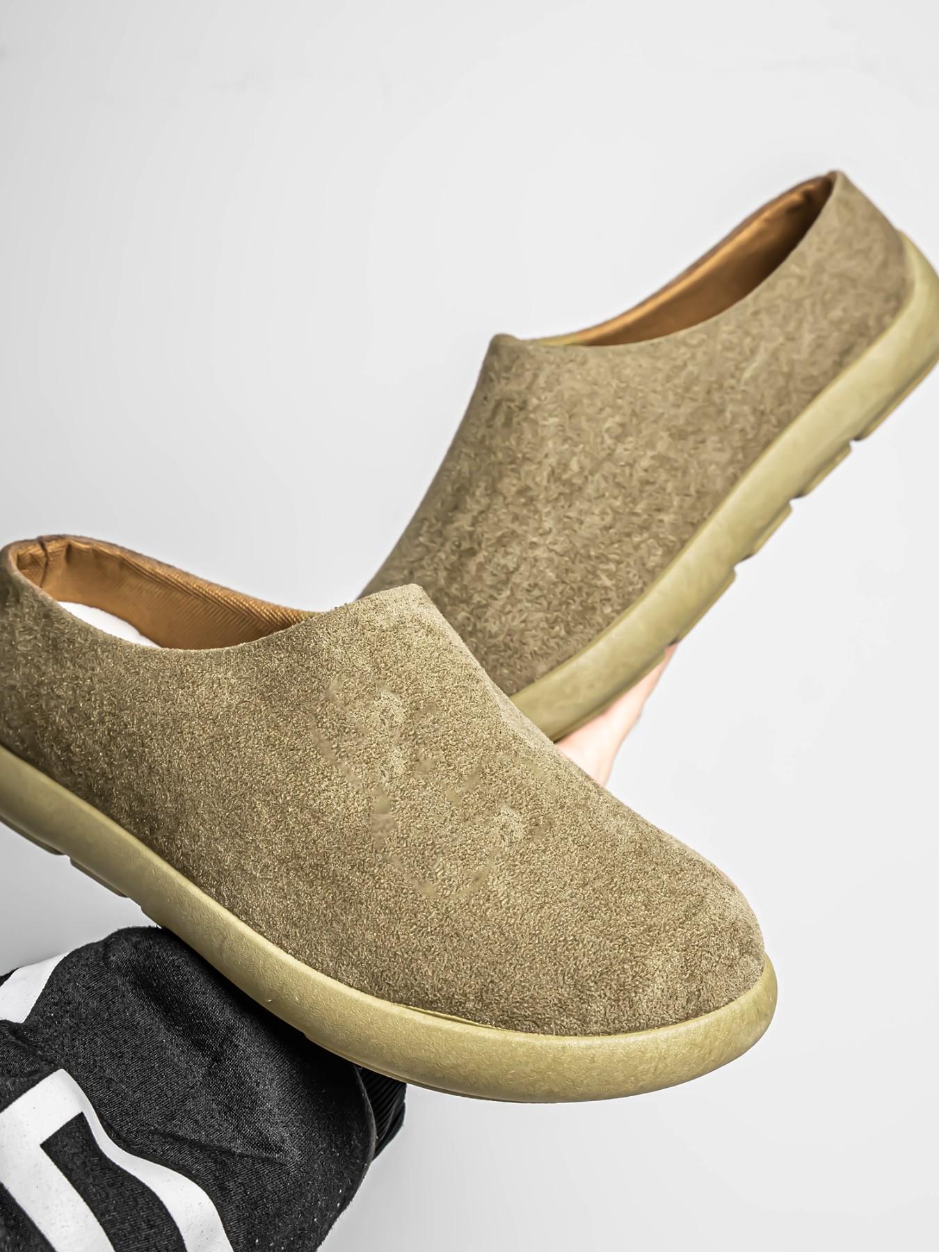 New Summer Autumn Beken Shoes for Men, Closed-Toe Half Sandals, Retro Comfortable Casual Shoes, Soft Sole, All Seasons