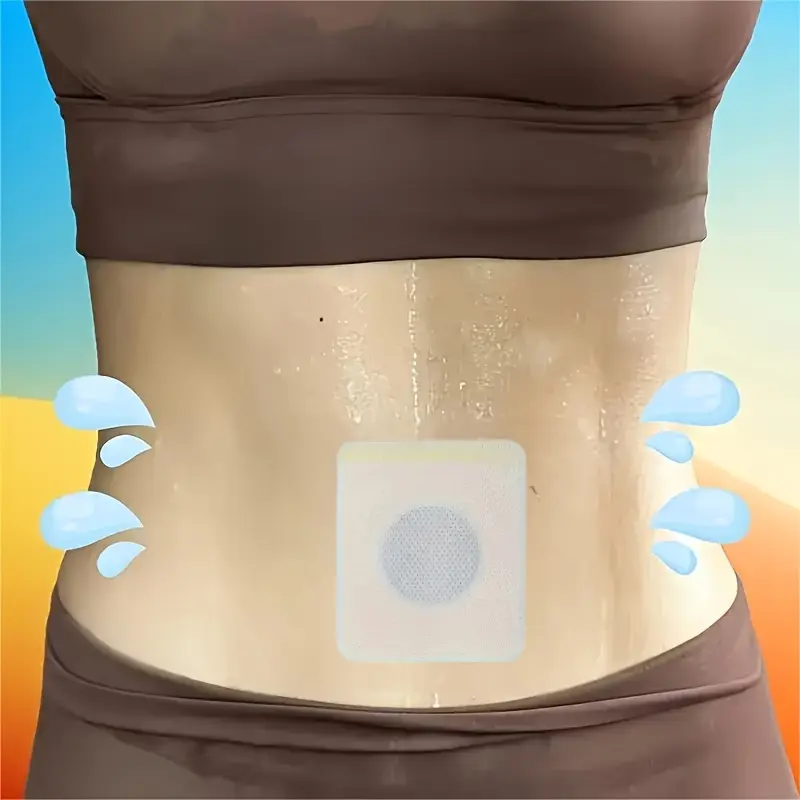 20pcs Waist and Abdominal Patch Set, Effective Plant Fiber for Tightening and Burning Sensation, Light Beige-Friendly Material for Elasticity and Firming, Suitable for Enhanced Fitness Performance, Multiple Options, No Battery Required