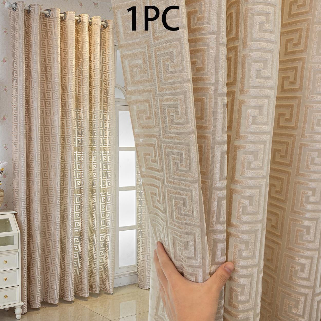 Luxurious Embroidered Lace Curtains, Top Ring Suspension, Ideal for Bedroom, Living Room, Room Divider, Home Decor