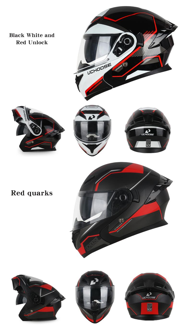 Motorcycle Face Helmet Dual Lens Design New Color Starry Sky Unisex Stylish Gift Christmas Present Motorcycle Helmets