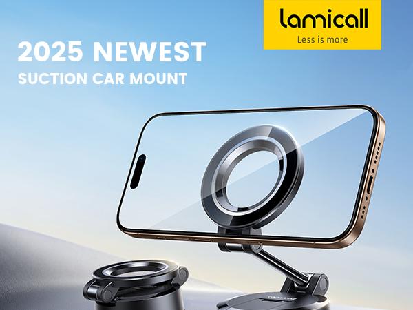 Lamicall 2-in-1 MagSafe Car Mount & Retractable USB-C Fast Car Charger Combo 57W Ultra-Compact Phone Holder Fits iPhone 16/15 Pro Max Galaxy S25/S24 Ultra Pixel Adjustable #TikTokShopBlackFriday #TikTokShopCyberMonday