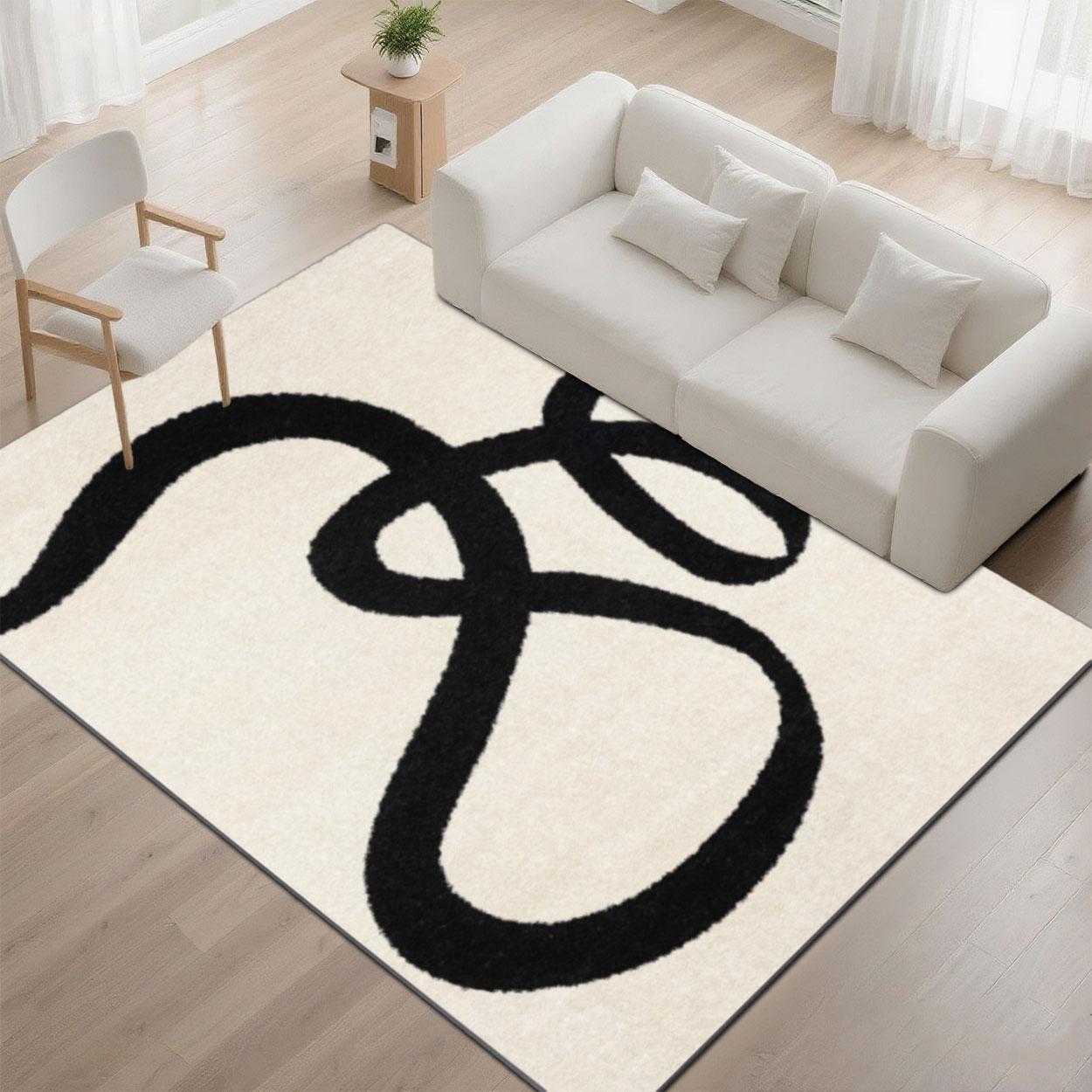Velvet soft and comfortable patterned printed carpet, suitable for multiple scenarios, available in various sizes, soft and non-shedding, Boho area rug, Modern abstract rug, Geometric pattern rug, Home decorative rug, Boho rugs