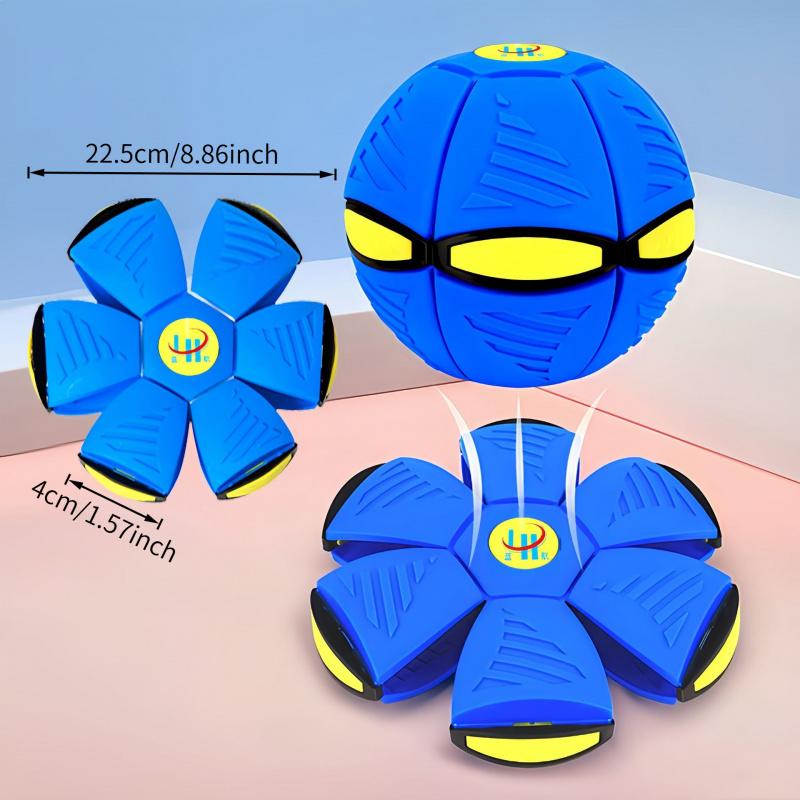 Magic Bounce Ball, Magic Flying Disc Ball, Kids Elastic Football Basketball, Sandbag Pet Toy, Parent-Child Interaction, 1 Pack