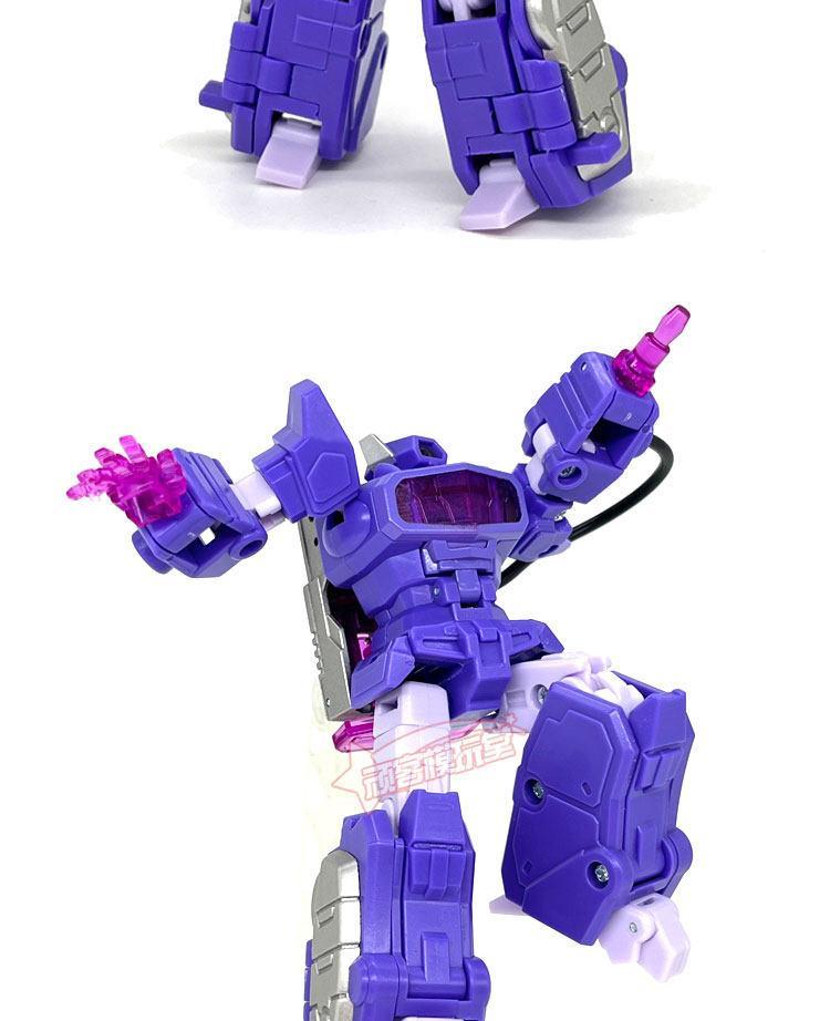 10cm Transformable Toy Shockwave Soundwave Powerglide Small Scale G1 Animated Robot Model Figurine Boy Gift