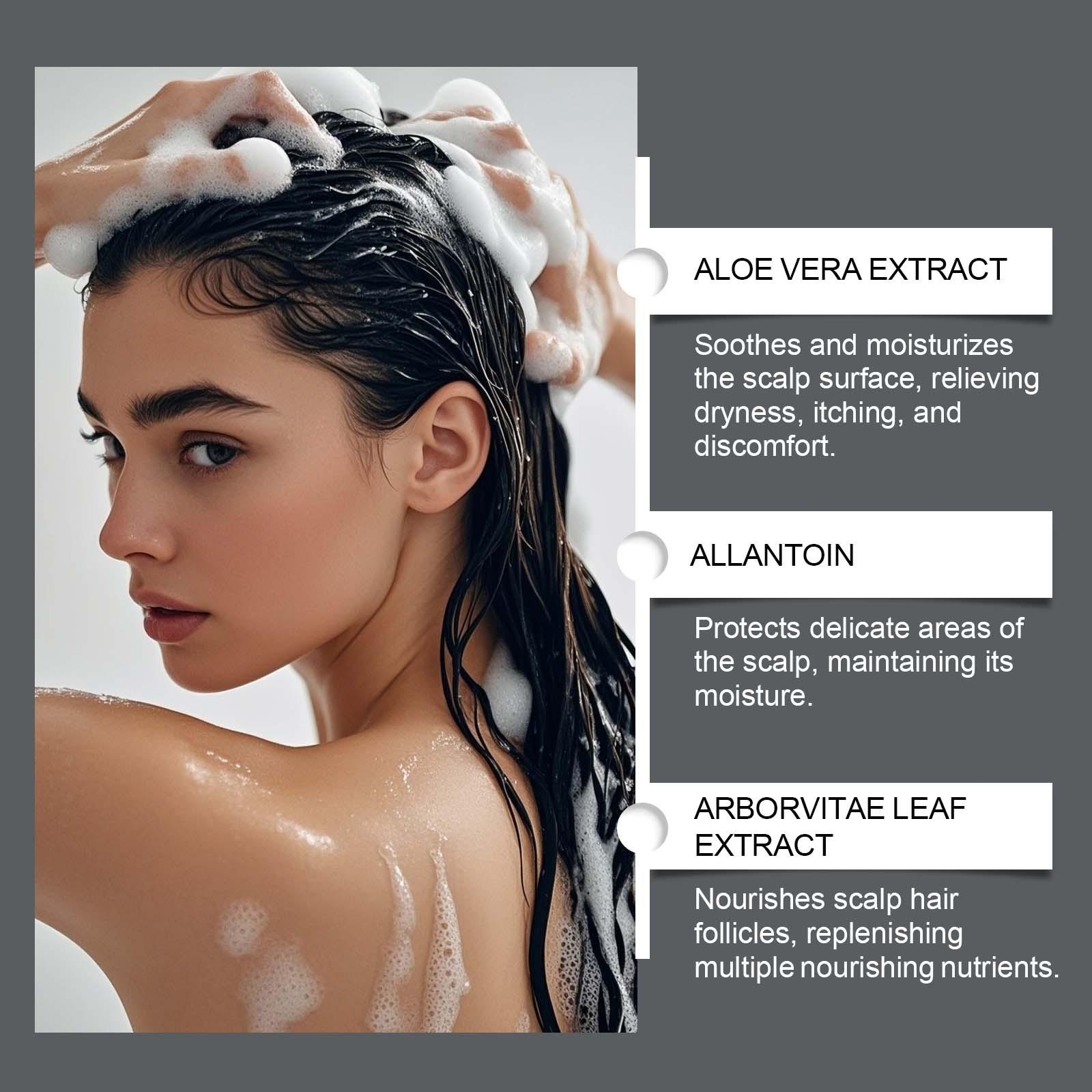 Hoegoa Refreshing Shampoo, Gentle Hair Care, Smooths Hair, Daily Scalp Cleanser, Comfortable Hair Maintenance, Soft and Nourishing