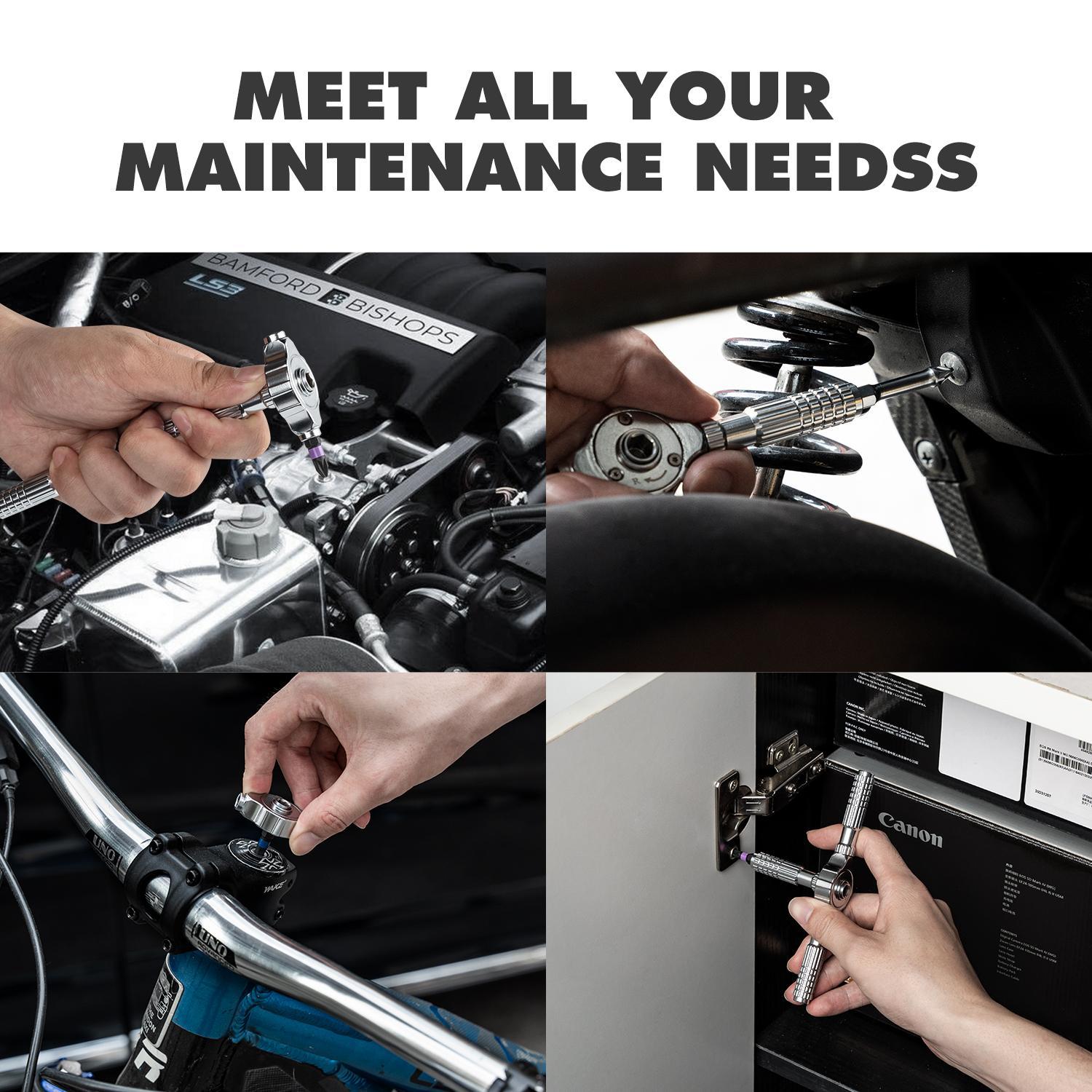 Advanced Ratchet Screwdriver Set, 24/40/66/100-In-1 Magnetic Drill Bits, Home Repair Tool Kit, Replaceable Screwdriver Bits, Detachable T-Type Handle, Furniture, Bike, Computer Maintenance #GLOBAL PICKS