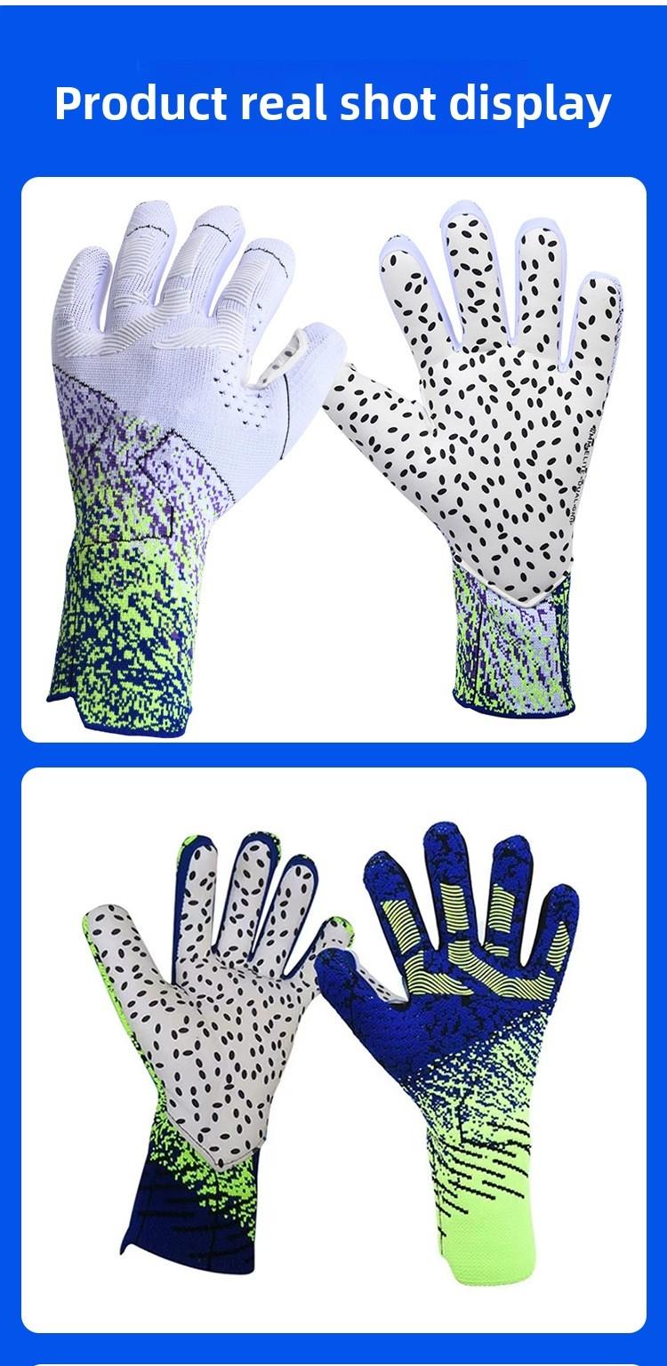 Professional Soccer Goalkeeper Gloves for Adults and Kids Non Slip Breathable Comfortable Falcon Design Match Training Gloves with Strong Grip Palm Protection Enhanced Wrist Support Lightweight Flexible for Youth Boys Girls Professional Football Goalkeepi