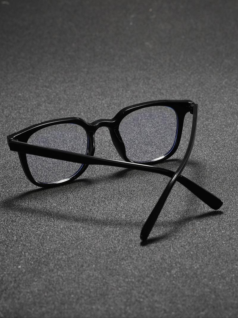 Classic Simple Unisex Non-Prescription Glasses, Suitable for Daily Life and Office Use, 1 Pair/2 Pairs, Men and Women, Classic Fashion Glasses