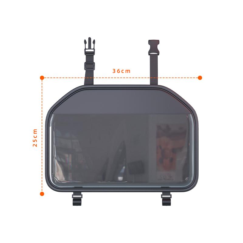 Transparent Pocket Car Seat Back Storage Bag Tablet Holder Wear-Resistant Auto Backseat Organizer for Children Car Accessories