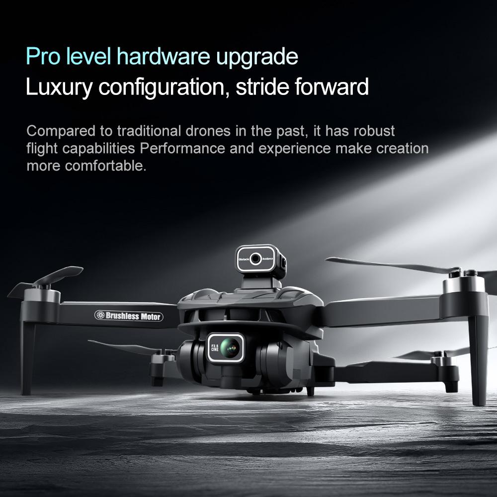 2025 GPS brushless 5G drone with 4.5in screen controller optical flow visual hover increased stability and easy control