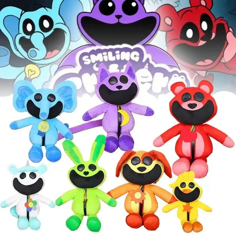 2026 New hot item  35cm Youtooz Poppy Playtime Smiling Plush Toy Game Plushie Monster Stuffed Animal Doll Festival Plush Gift Decoration