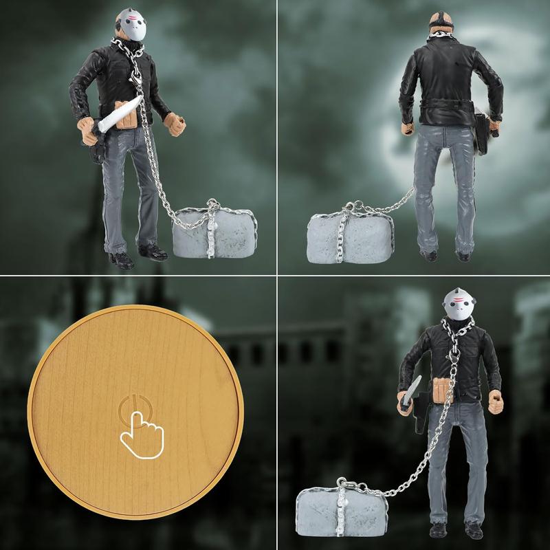 【FaddishDeal】Horror movie decorated water lights, Action Fear maps, collectibles, glow-in-the-dark Halloween decorated gifts Candle Creepy,Decorative centerpieces