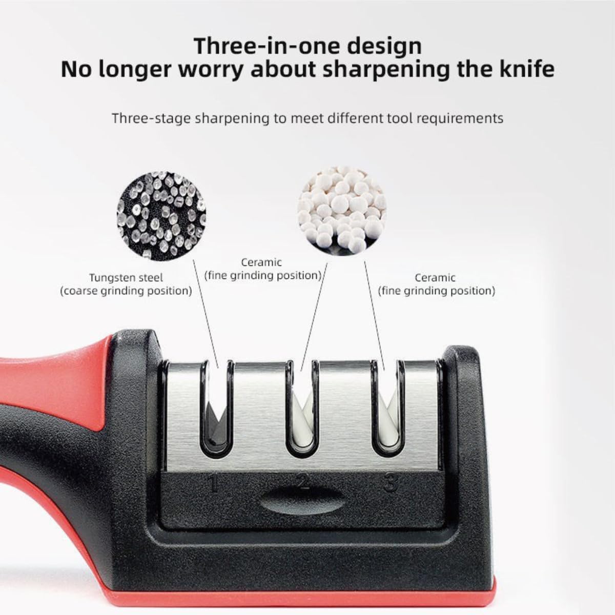 Professional 4-in-1 Kitchen Knife Sharpener for Women – Best Professional 4-Stage Tool Kit for Razor Sharp Knives | Highest-Rated, Top Ten Smart Sharpener Gadget for Safe, Easy, Precision Sharpening