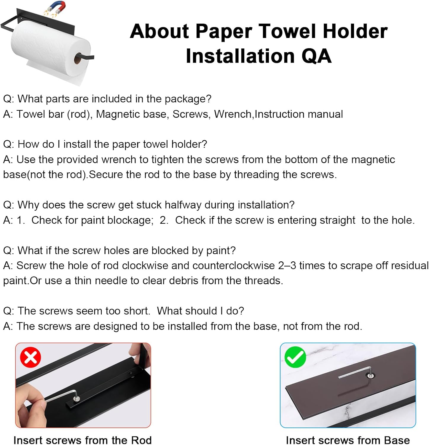Paper Towel Holder, Magnetic Paper Towel Holder for Fridge, Toilet Paper Roll Holder Magnet Towel Rack Wall Mount Fridge Organizer for Paper Towels Rolls Bathroom Pantry RV Kitchen Storage Paper Towel Holder, Magnetic Paper Towel Holder for Fridge, Toilet Paper Roll Holder Magnet Towel Rack Wall Mount Fridge Organizer for Paper Towels Rolls Bathroom Pantry RV Kitchen Storage