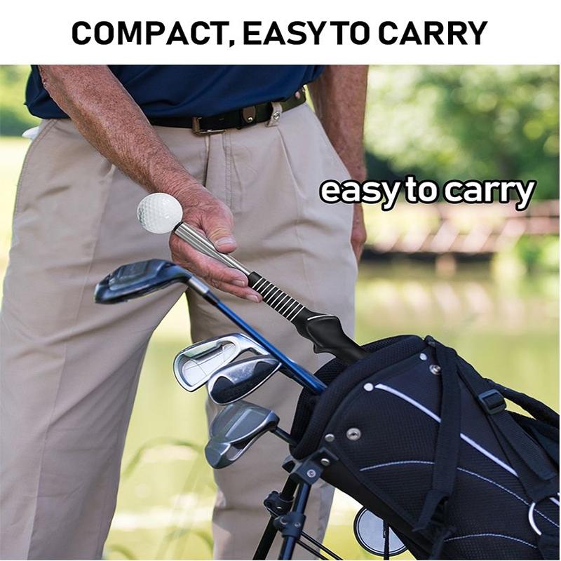 Golf Swing Practice Stick Adjustable Golf Indoor Swing Trainer Left Handed Right Handed Grip Compact Portable Rhythm Training Gesture Correction Golf Hitting Aid, Golf Training Aids