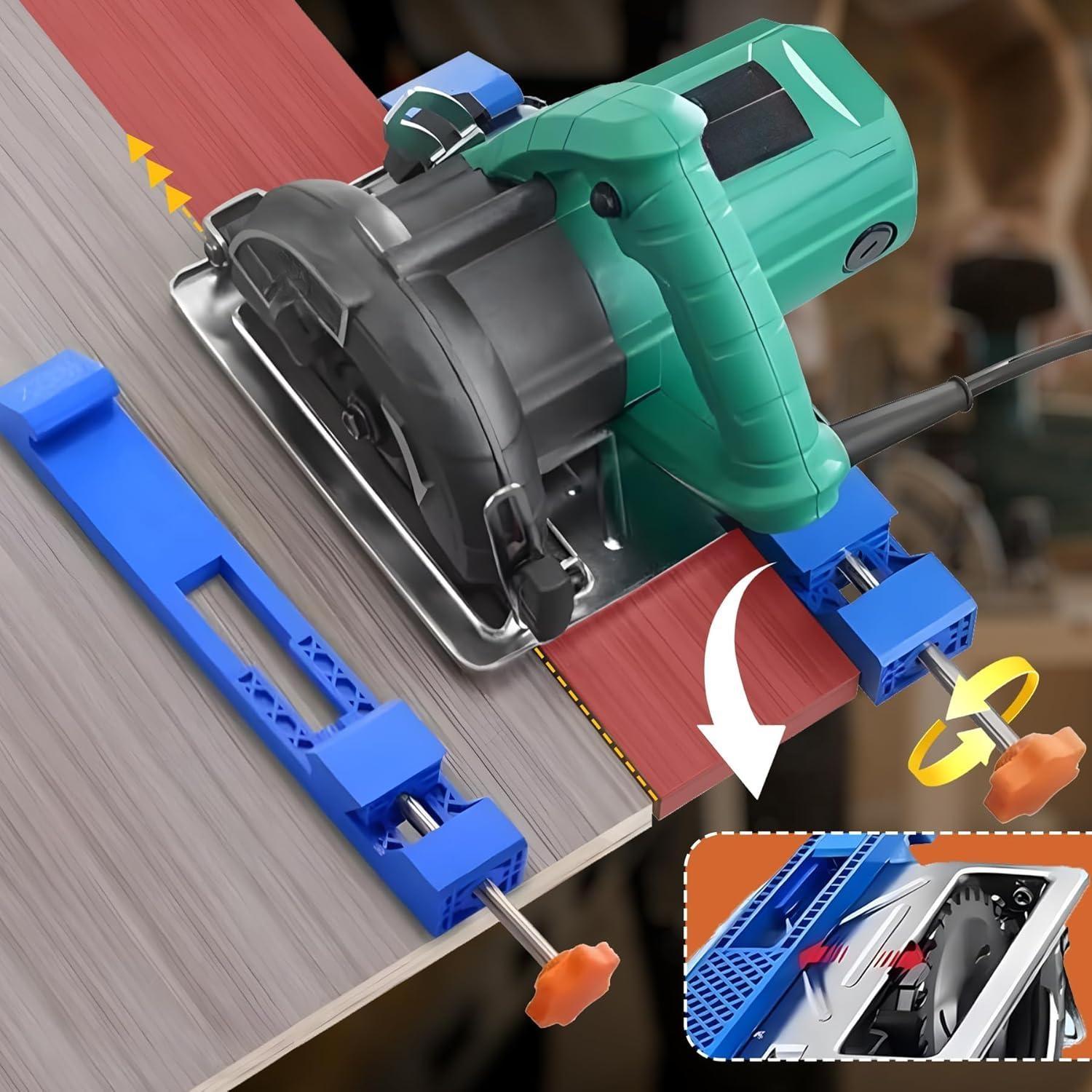 Adjustable Cutting Machine Base, Precision Woodworking Hand Saw Accessories, Electric Circular Saw Router Jig for Accurate Cutting Hardware