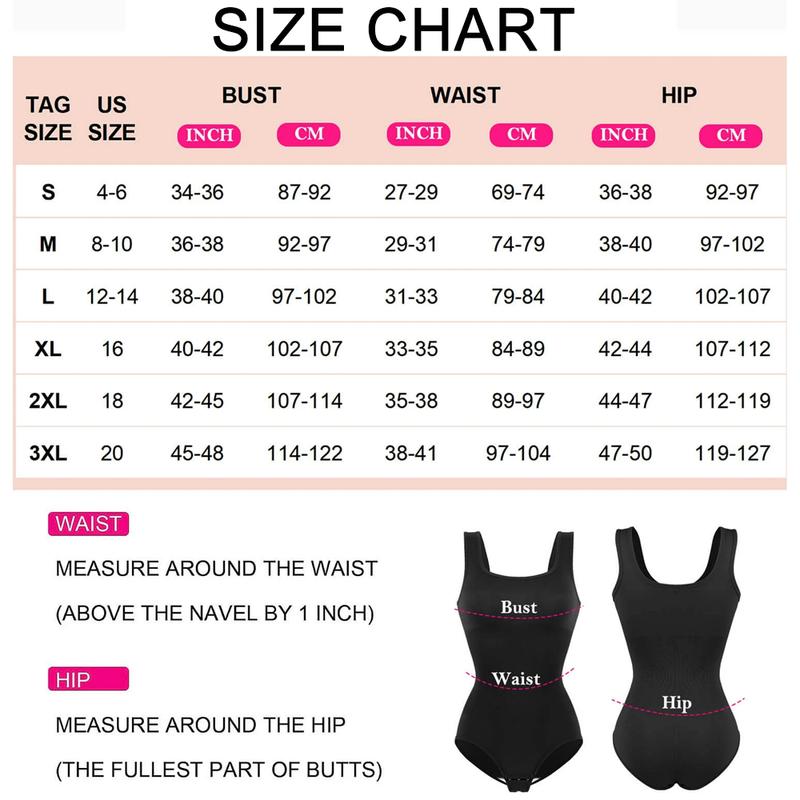 Women's 1/2/3 Piece Bodysuits Sleeveless Shapewear Tank Tops Bodysuit  Tummy Control Lady Comfort Womenswear Underwear