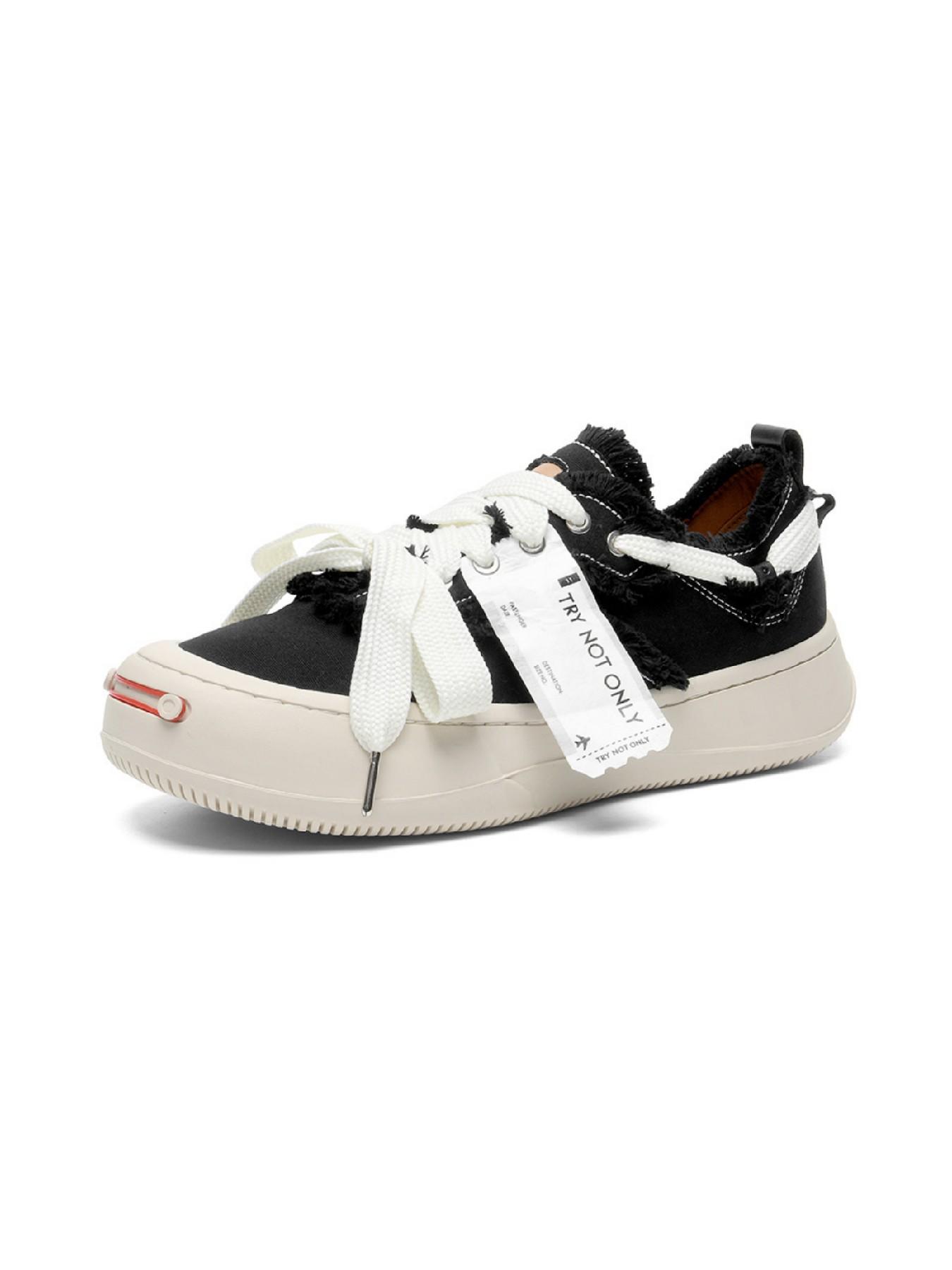 Vintage Street Style, All-Season Comfort, Fashionable Wedge Sneakers, Y2K Streetwear Fusion, Modern Comfort, Casual Textile Shoes