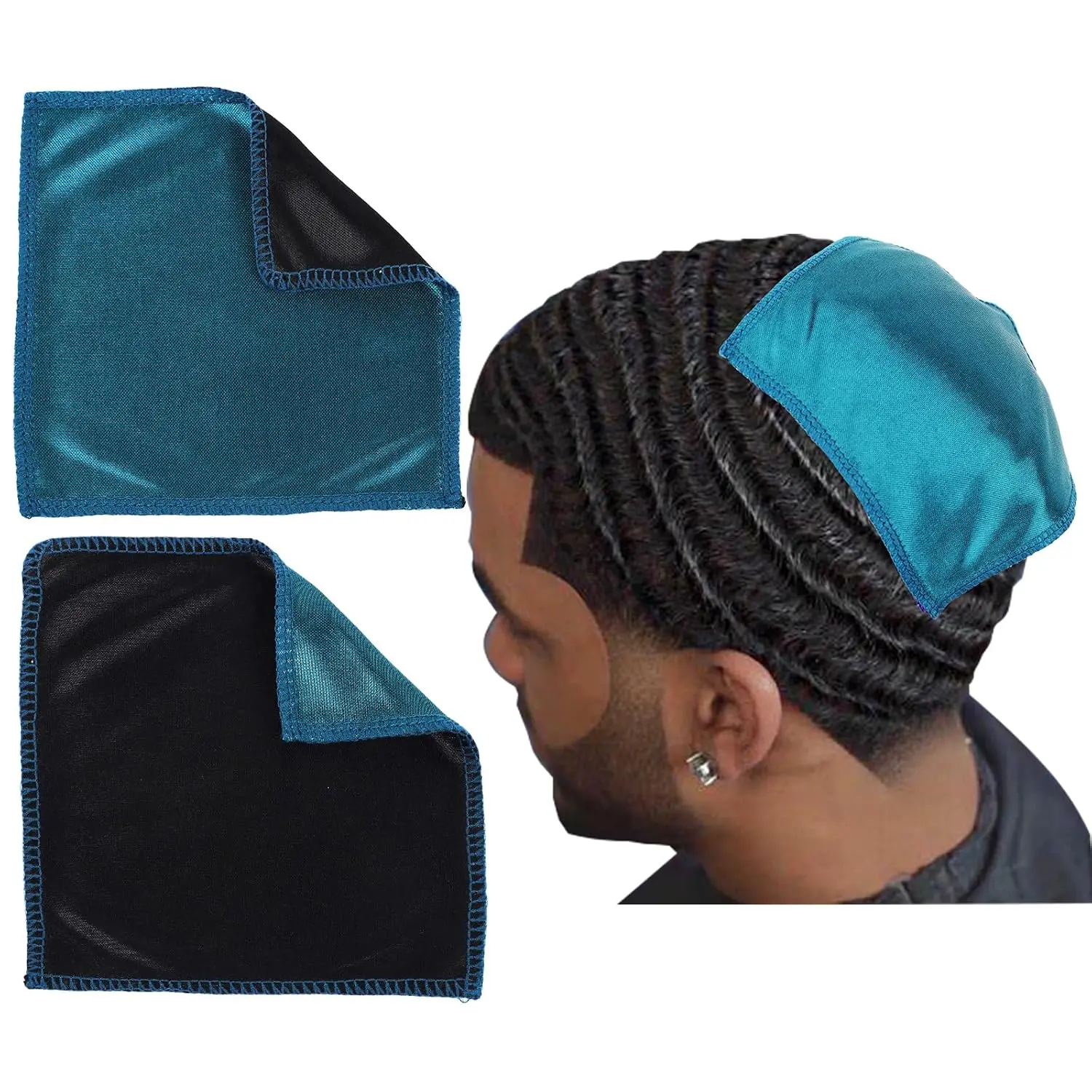 2 Pcs Double Layer Crown Patch for Waves Crown Compression of 360 Waves