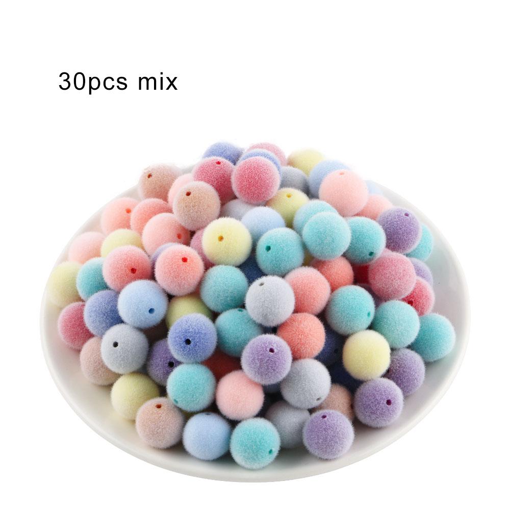 2000 Piece Mixed Color Pom Poms Set, 10mm Fluffy Polyester Fiber Craft Balls for DIY Art Projects, Christmas Tree Decorations, Party Crafts
