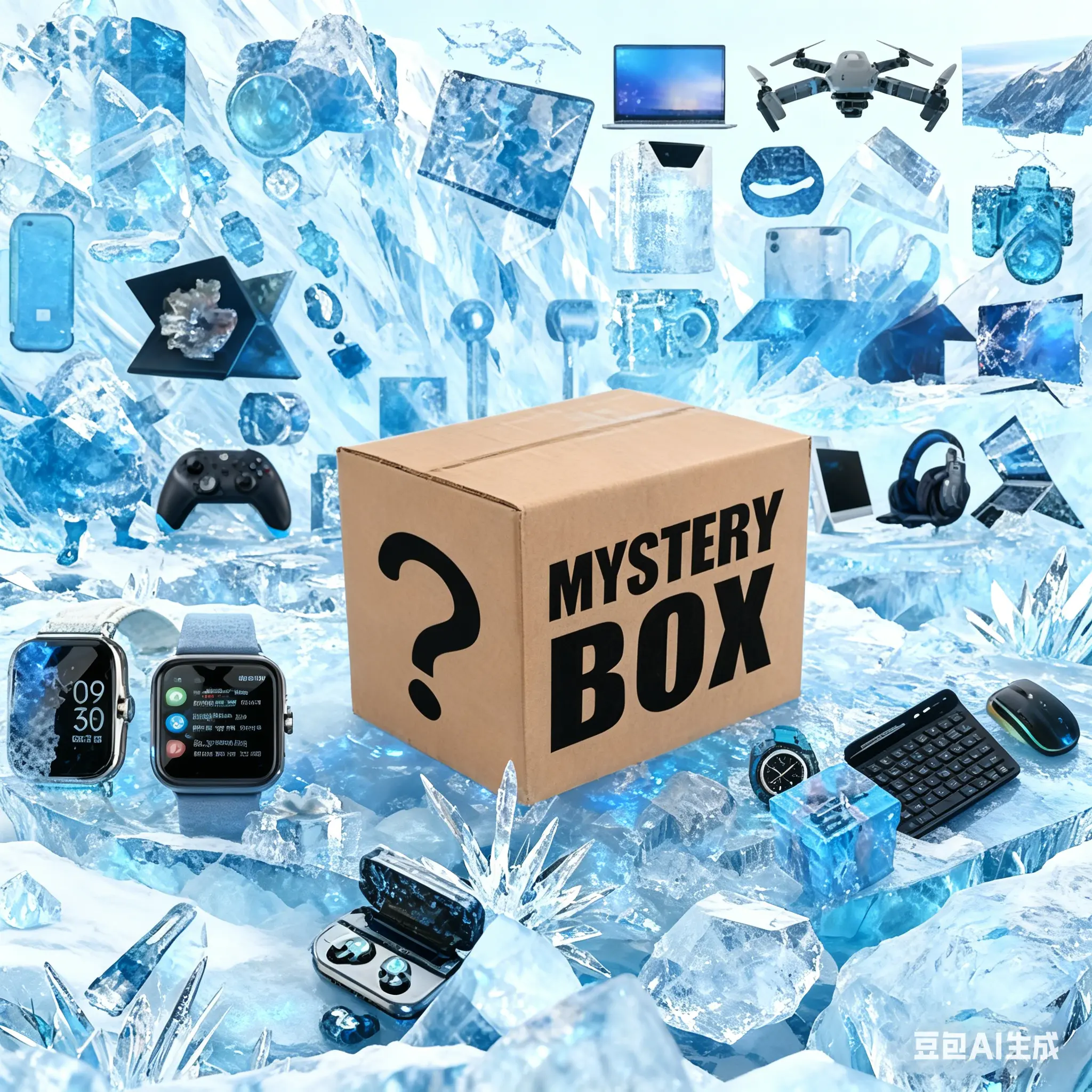 Lucky Tech Mystery Box – Unbox Random Notebook Computers, Earphones, Fast Chargers, Mechanical Keyboards & Useful 3C Items!