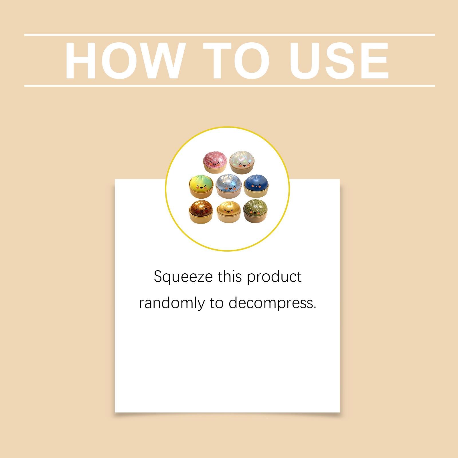 Glitter Series Expressive Big Dumpling Squishy Blind Box, Mysecret Bun Fidget Toy, Soft TPR, Stress Relief, Unboxing Surprise, Random Rare Style. Ideal for Graduation, Valentine’s Day & Easter, great for students and kids to exchange gifts.