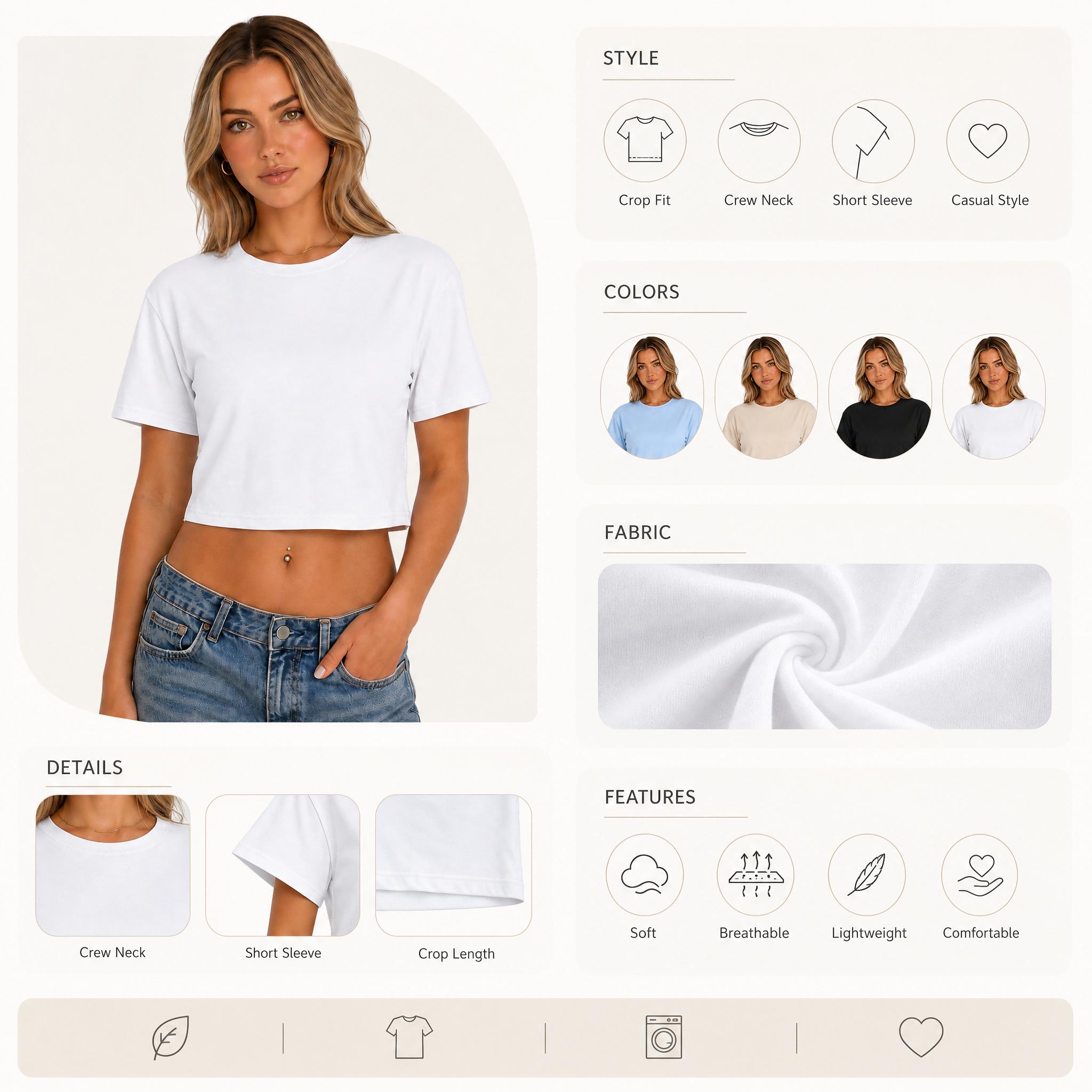 Y2K Aesthetic Women White Fitted Short Sleeve Crop Top Red Star 21 Print Casual Comfortable T Shirt Soft Streetwear for Teen Girls Daily Summer Outfit Womenswear Tshirt Crewneck Geometric