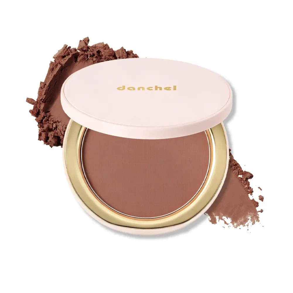 danchel Warm Radiance Soft Matte Powder Bronzer, Smooth Application for Effortless Blending, Buildable Pigment Payoff, Long-Wearing, Skin-Hugging & Non-Patchy Finish, Velvety Creamy Powder, Available in Multiple Shades