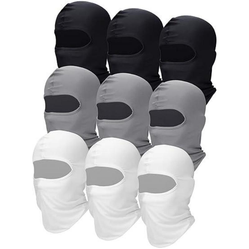 8 Pieces Sun Protection Balaclava Windproof Balaclava UV Protection Full Face Covering for Outdoor Sports