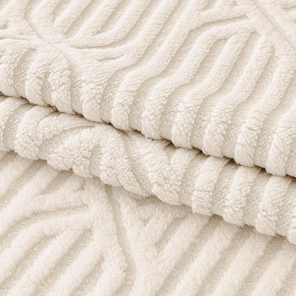 Comfortable Cross-Stitch Plush Sofa Cushion, Thick Soft Pet-Friendly Universal Sofa Protector, Non-Slip Faux Fur Chair Cover for Living Room Bedroom Office Decor