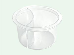 4 Pack Glass Salad Jars with Lids,32oz Mason Jars for Meal Prep,Leakproof Lunch Container with Two Small Built-in Boxes for Wet/Dry Separation of Salad Dressing and Dry Ingredients( Apricot White)