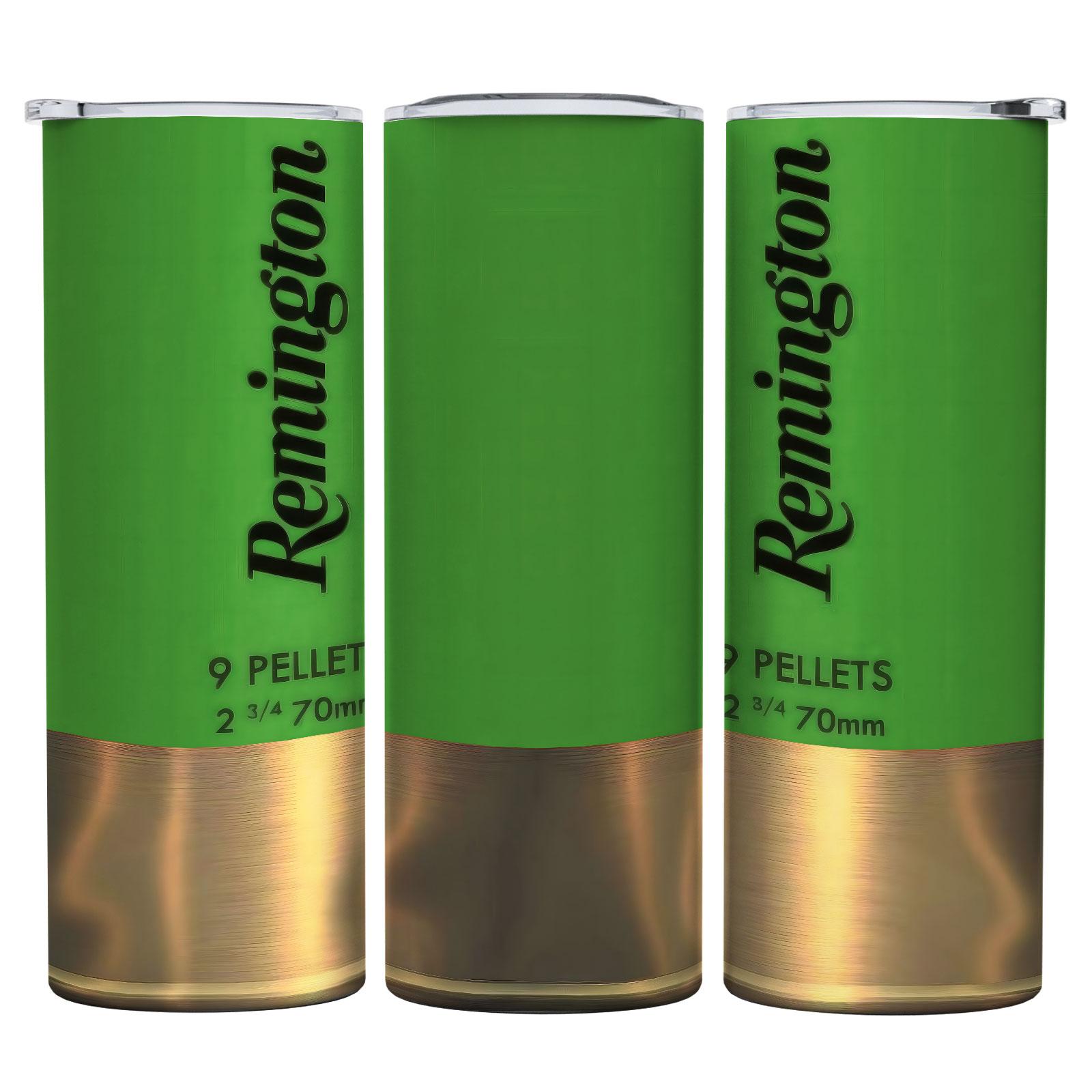 1pc 12 Gauge Shotgun Shell Style Stainless Steel Tumbler, 16 Designs Available, with Lid and Straw, Hunting Gift for Men, Outdoor Sports Insulated Mug, Insulated Travel Drinkware, Christmas, water bottles, thermos