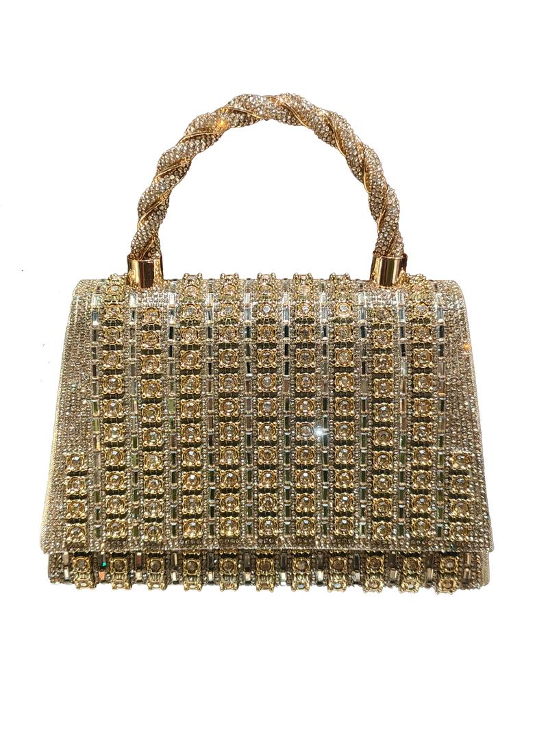 Luxury Rhinestone Evening Bag for Women, Elegant Handbag, Fashionable Party Accessory, Perfect for Weddings, Birthdays, Carpet Events