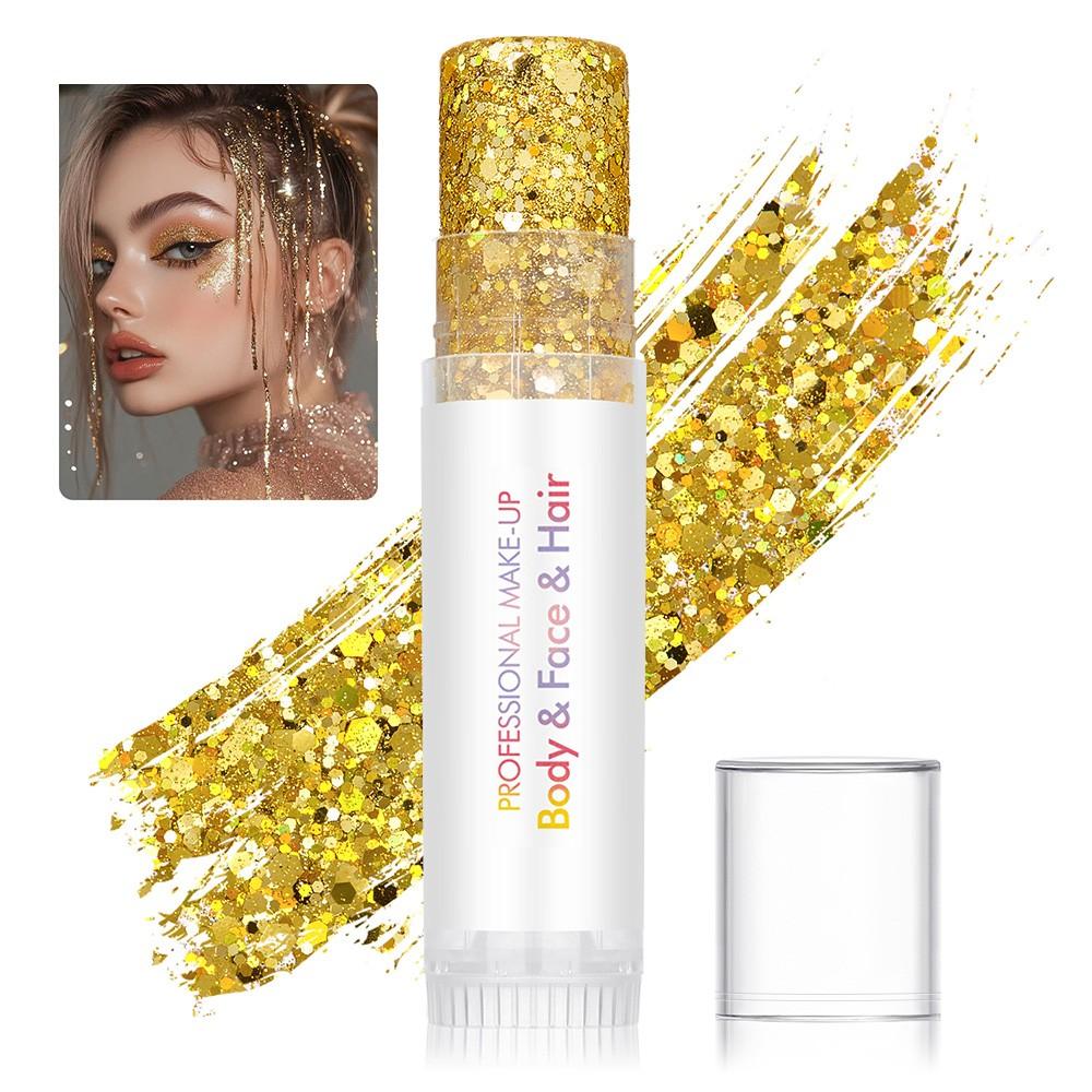 Single Pack Diaoni Magic Party Glitter Stick, Long-Lasting Shimmer, Easy Application, Halloween Christmas Party Essential, 5g Dan4734-01