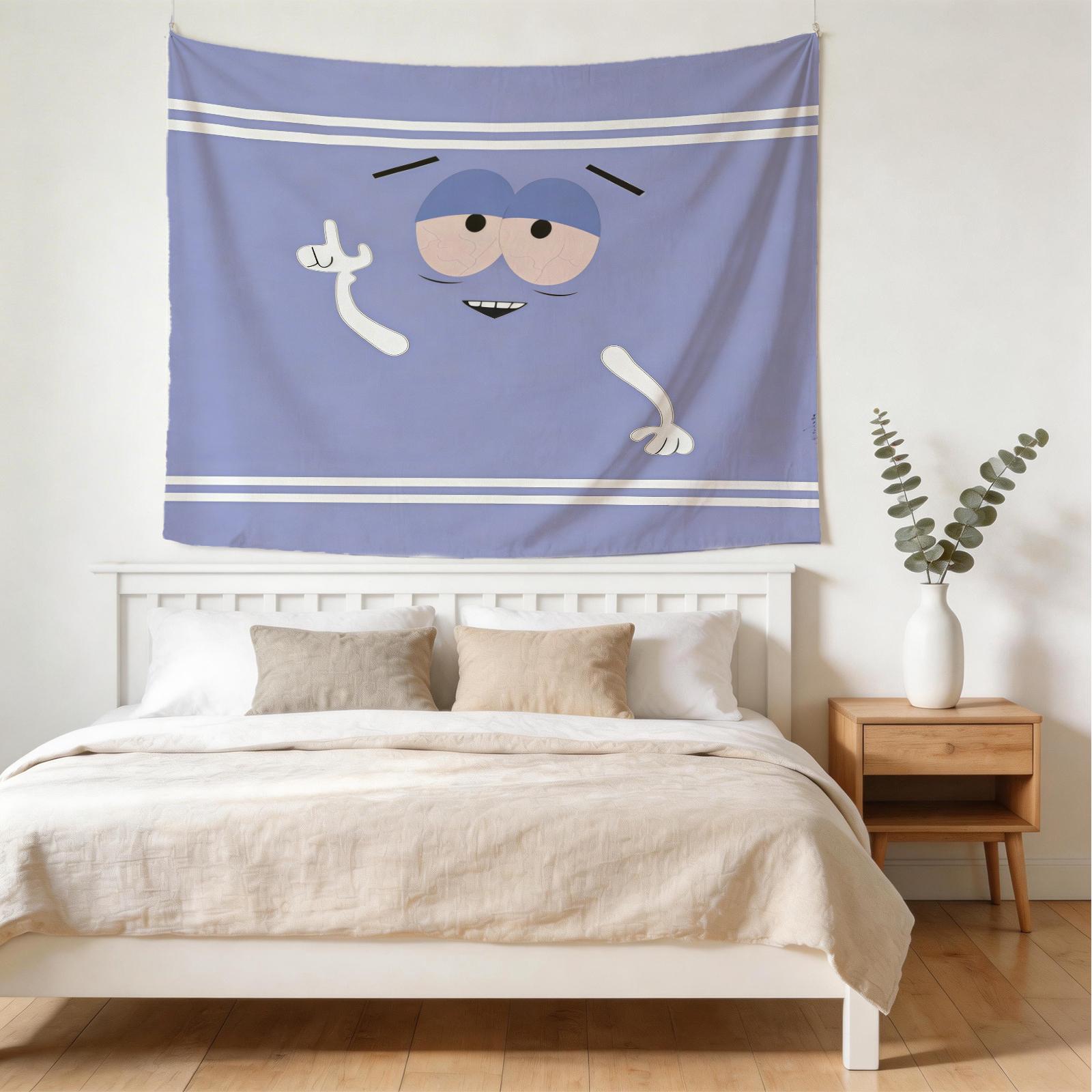 Meme Emoji Tapestry, Funny Awkward Shy Face Wall Hanging, Cute Purple Aesthetic Room Decor for Bedroom Living Room Dorm, Ideal Gift for Meme Lovers Teens Girls Adults