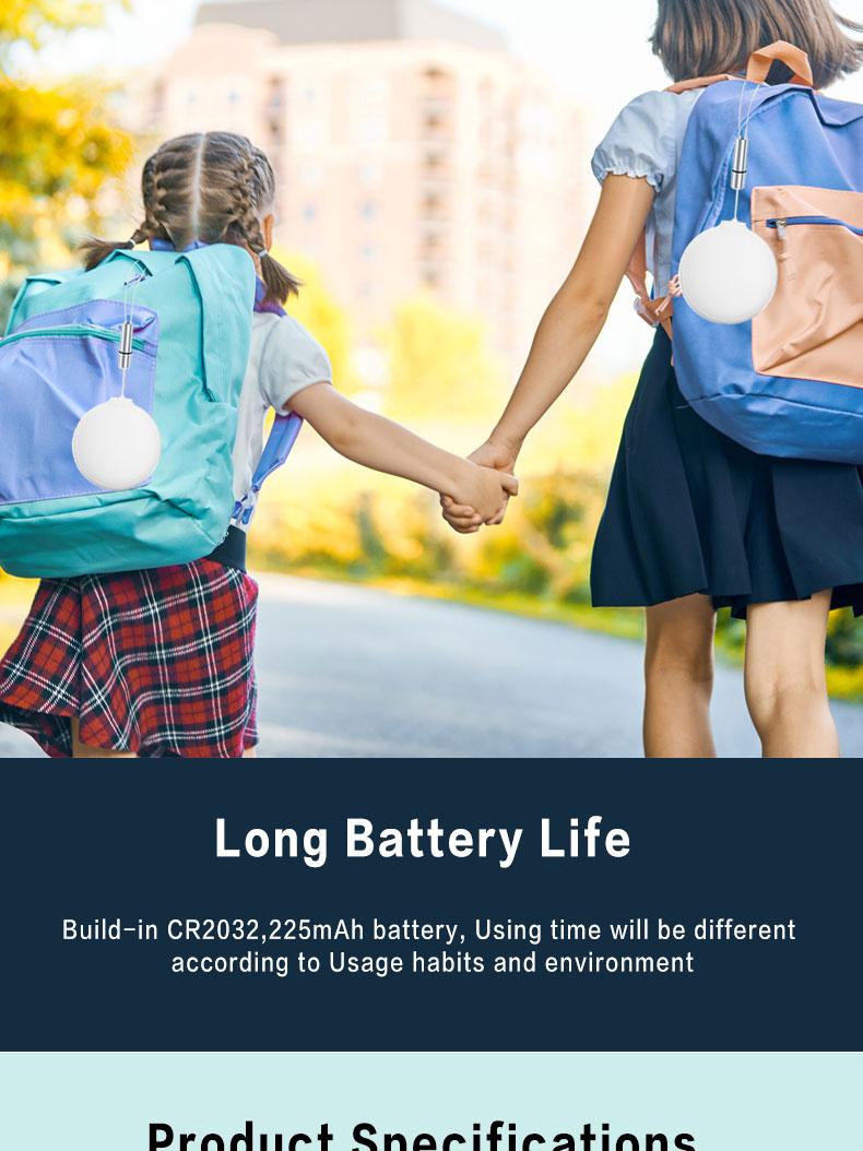 Smart tag air tracker, anti-loss smart location finder. Suitable for iOS systems to locate central devices and products. Useful for luggage, wallets, keys, privacy protection, and holiday gifts.