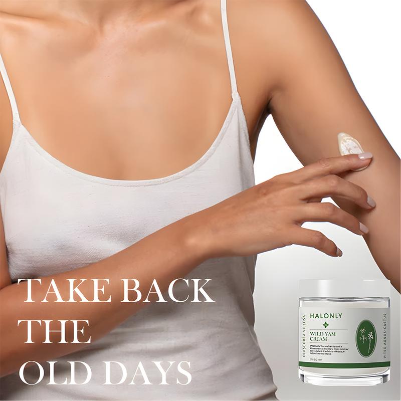 (HALONLY) Wild Yam Cream 4 oz - Menopause & Perimenopause Support Hormone Balance Hydrating Skincare for Women Gentle Moisturizing Firm Anti Aging (HALONLY) Wild Yam Cream 4 oz - Menopause & Perimenopause Support Hormone Balance Hydrating Skincare for Women Gentle Moisturizing Firm Anti Aging
